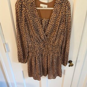 Pinch Leopard Mini Dress